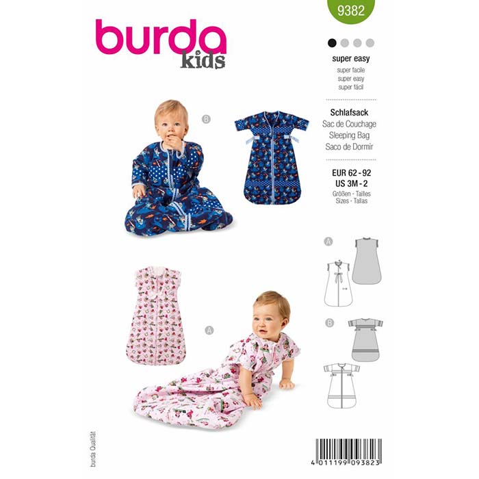 Kroj Burda, spalna vreča, 9382