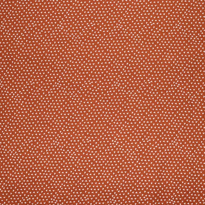 Musselin, doppelt, geometrisch, 23587-13, ziegelfarben