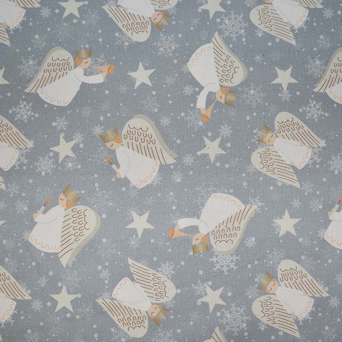 Deko, Druck, digital, festlich, 25314-146, grau