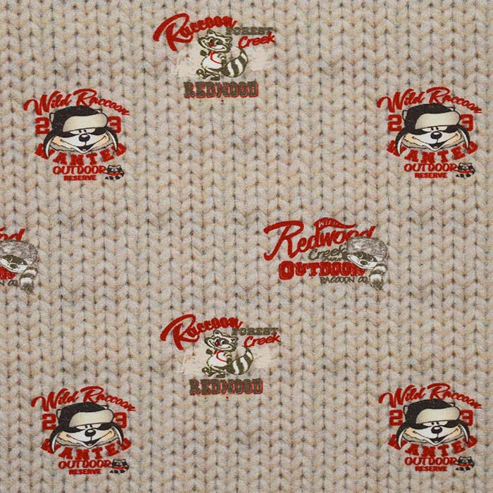 Sweatshirtstoff, digital, Tiere, 25540-22