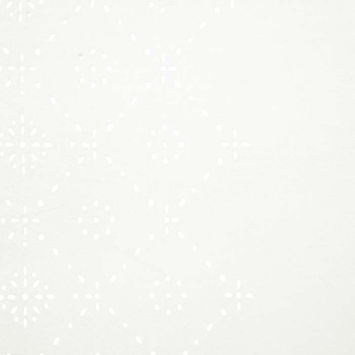 Wildleder, geschliffene Wirkware, floral, 25980-01, sahne