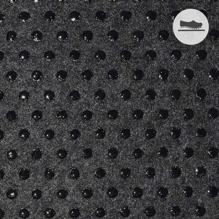 Rutschfester Auftrag auf Filz, 3 mm, Punkte, 27435-67