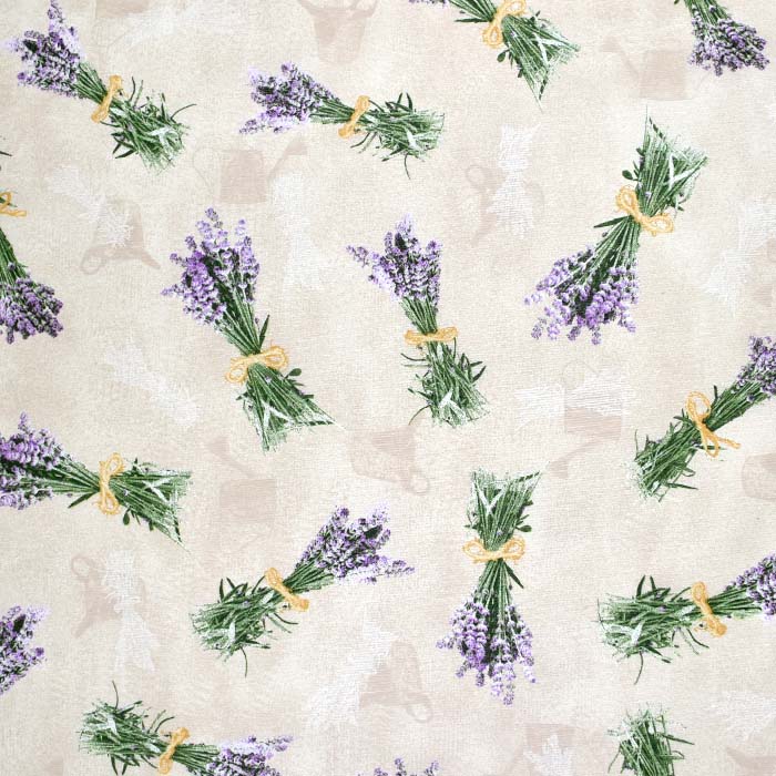 Deko,Druck, imprägniert, floral, 27756