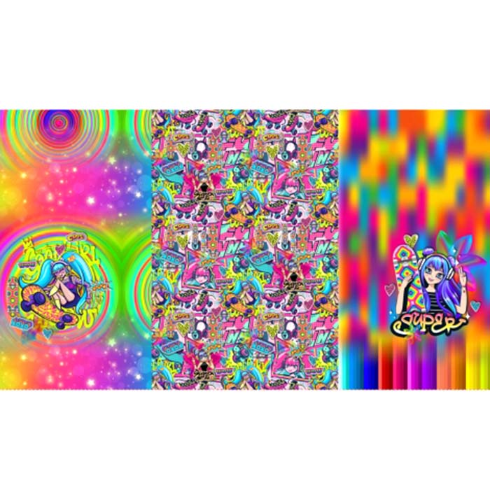 Jersey, Baumwolle, digital, jugendlich, 27905