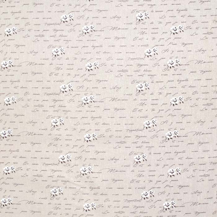 Gewebe, Baumwolle, Leinen, floral, 28865-144