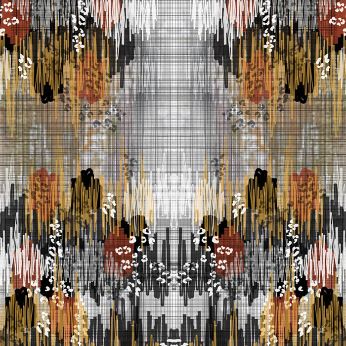 Jersey, Baumwolle, digital, abstrakt, 28987