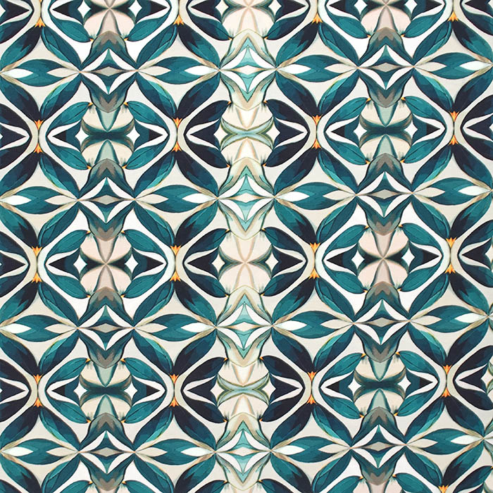 Jersey, Baumwolle, digital, oriental, 29013-09, grün