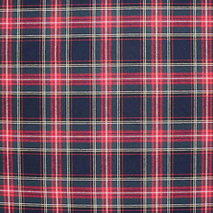 Flanell, Karo, 29149-001, blau