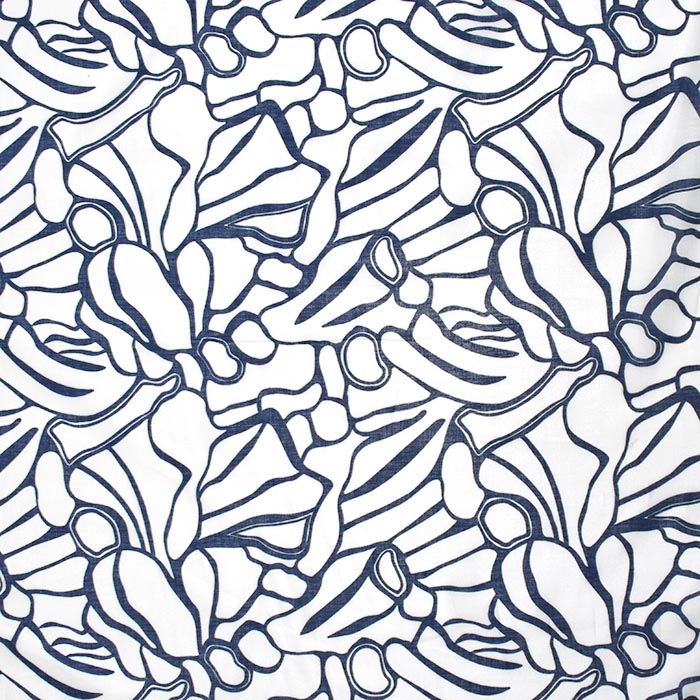 Baumwolle, dünn, abstrakt, 29323-9, blau