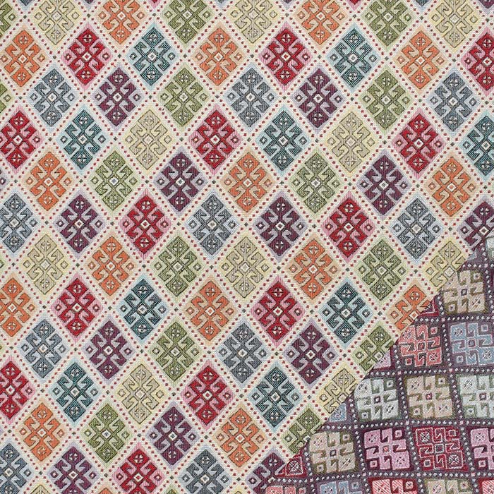 Dekojacquard, beidseitig, geometrisch, 29368-10
