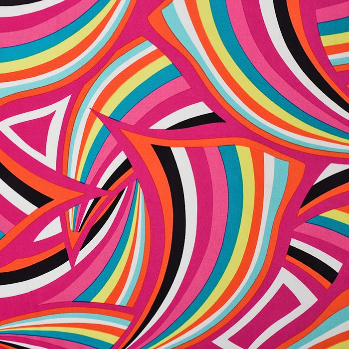 Gewebe, Viskose, Satin, geometrisch, 29380-170