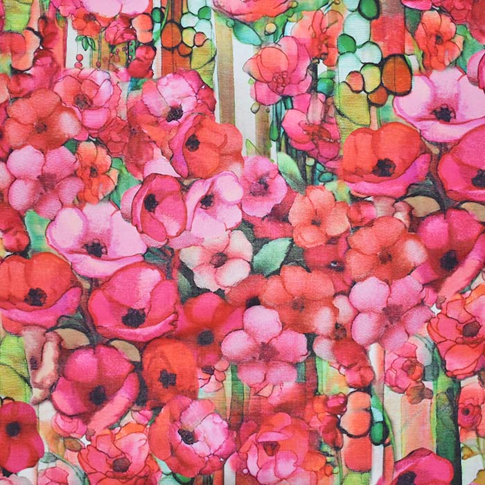 Baumwolle, dünn, digital, floral, 29438-11