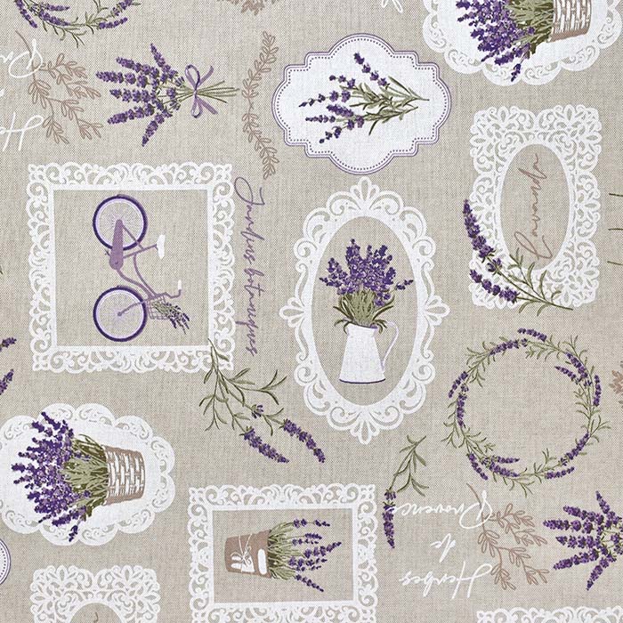 Deko, Druck, imprägniert, Natur, 29432-113