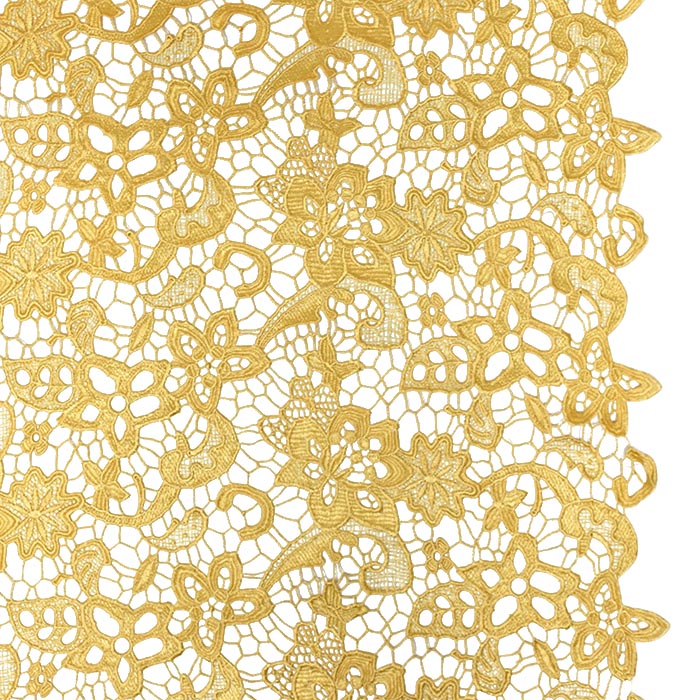 Spitze, floral, 29442-07, gelb