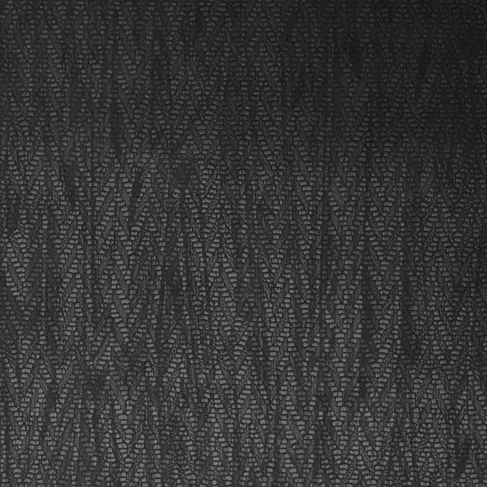 Kunstleder Almond, geometrisch, 29492-07, schwarz