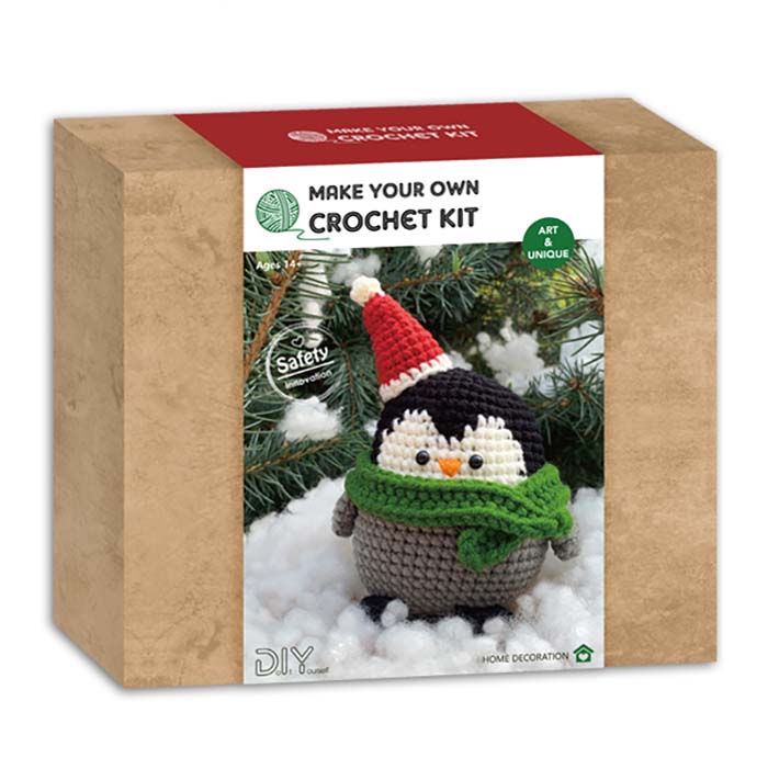 DIY-Set zum Häkeln Pinguin, 29635-03, Bastelgeschenke