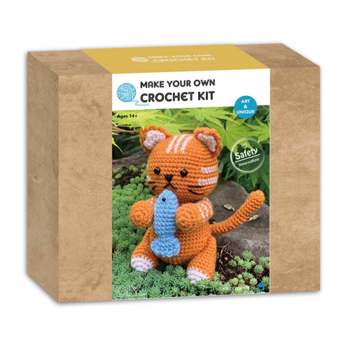 DIY-Set zum Häkeln Katze, 29635-06, Bastelgeschenke