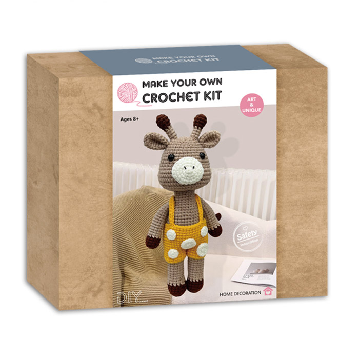 DIY-Set zum Häkeln Giraffe, 29635-29, Bastelgeschenke