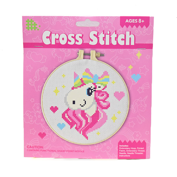 DIY-Set zum Sticken Einhorn, 29639-31, Bastelset