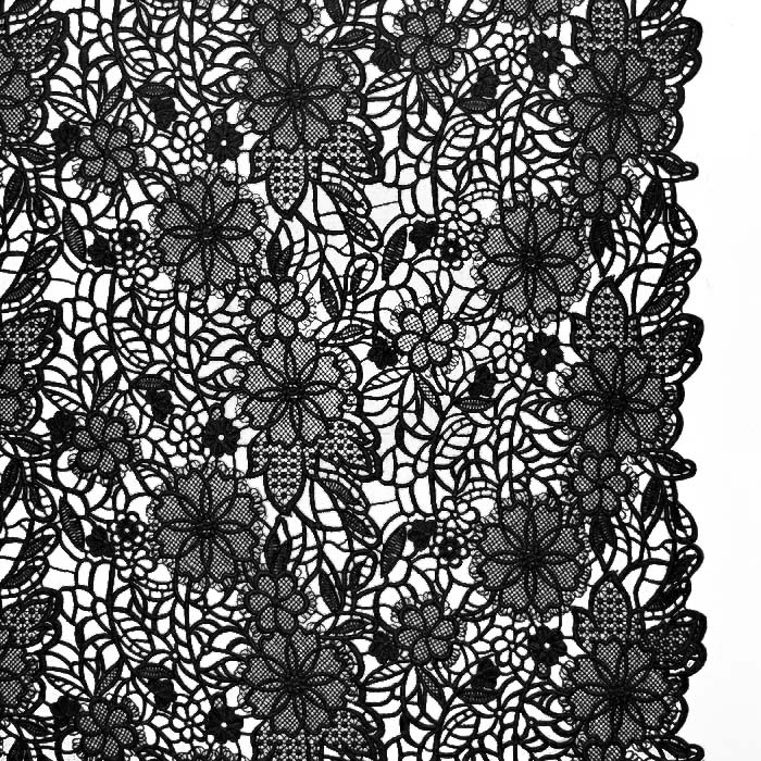 Spitze, floral, 29646-1001, schwarz
