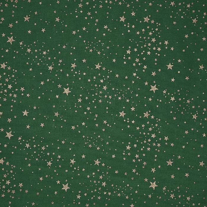 Baumwolle, Popeline, festlich, Sterne, 29695-280, grün