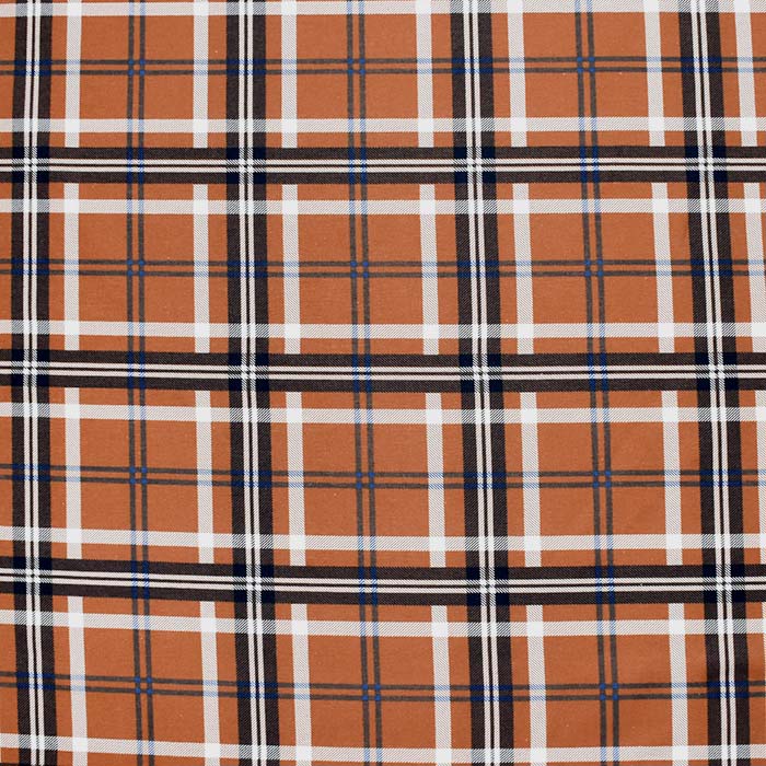 Flanell, Karo, 27331-007, ziegelfarben