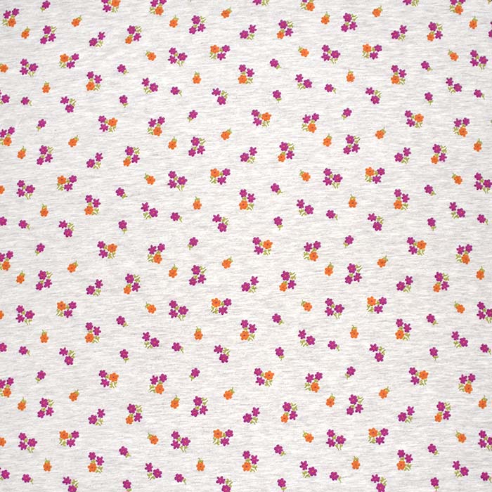 Jersey, floral, 29802-037, grau