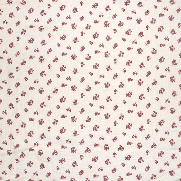 Musselin, doppelt, floral, 29808-001