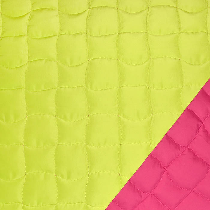 Steppstoff, geometrisch, 29819-001, grün-rosa