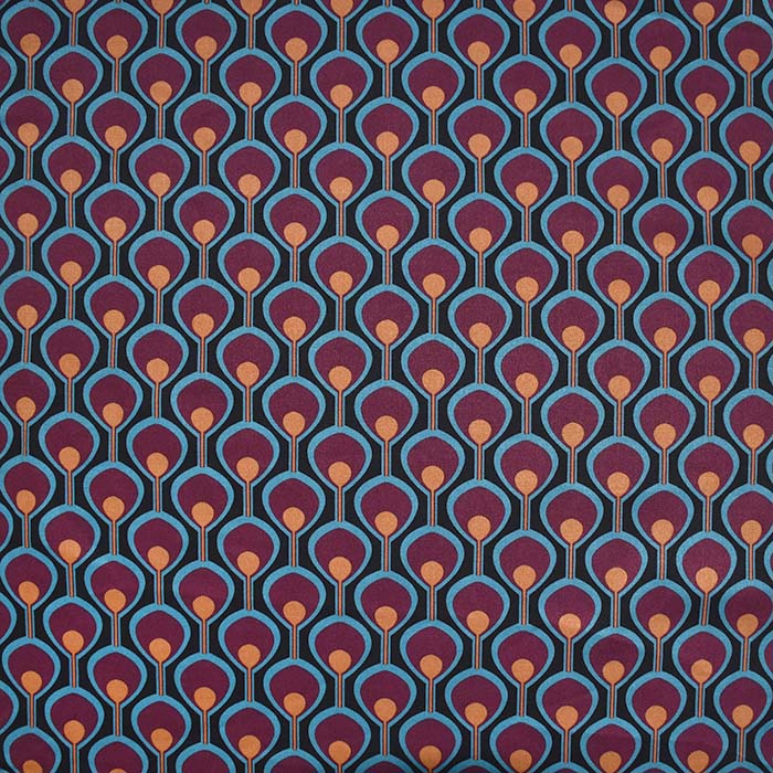 Gewebe, Viskose, abstrakt, 29830-001, blau