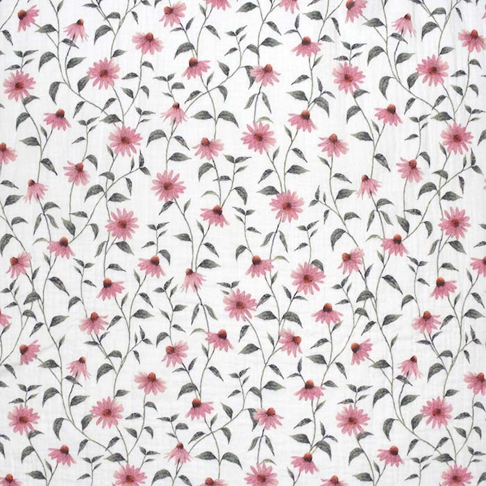 Musselin, doppelt, floral, 29831-003