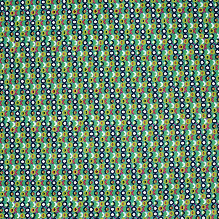 Satin, Baumwolle, Kreise, 29897-03