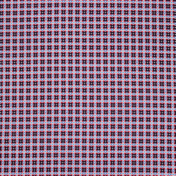 Satin, Baumwolle, floral, 29897-04, rot-blau