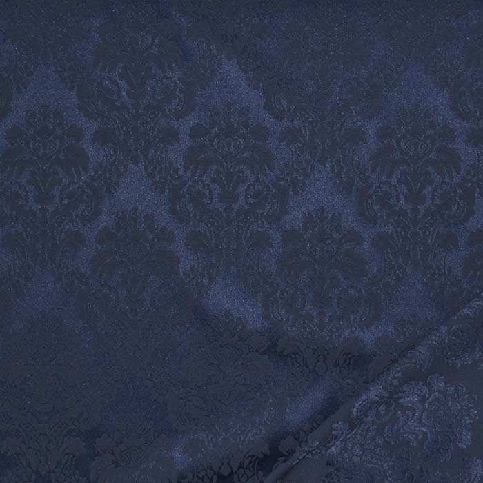 Jacquard, beidseitig, Ornament, 29898-03, dunkelblau