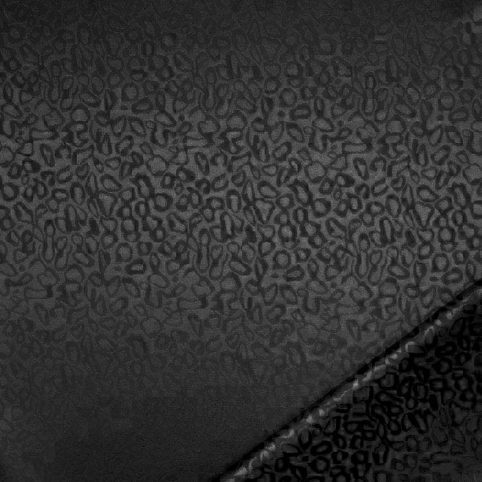 Jacquard, beidseitig, tierisch, 29898-04, schwarz