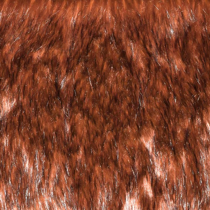 Kunstpelz, langhaar, 29926-07, orange