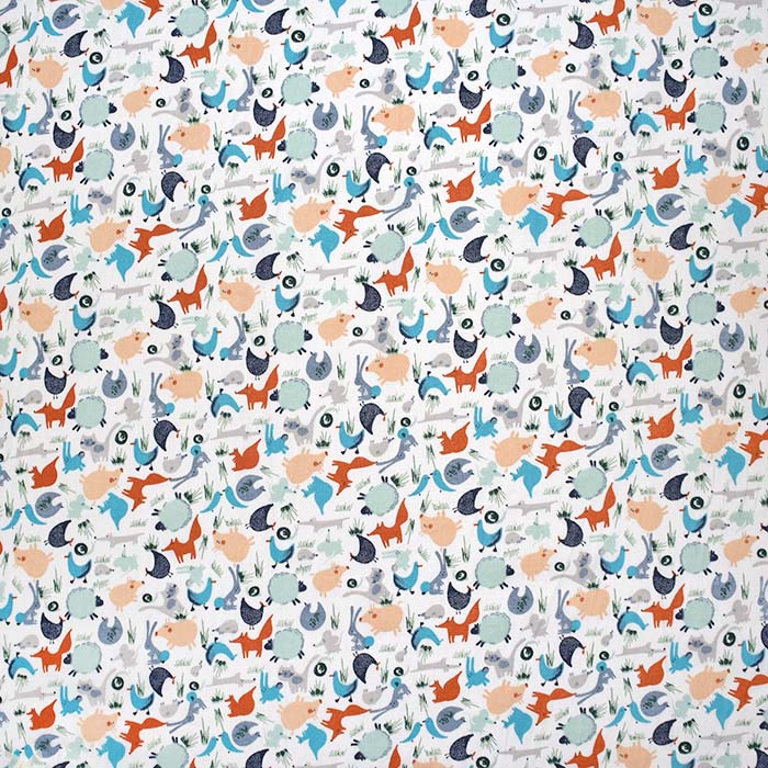 Baumwolle, Popeline, Tiere, 30028-02