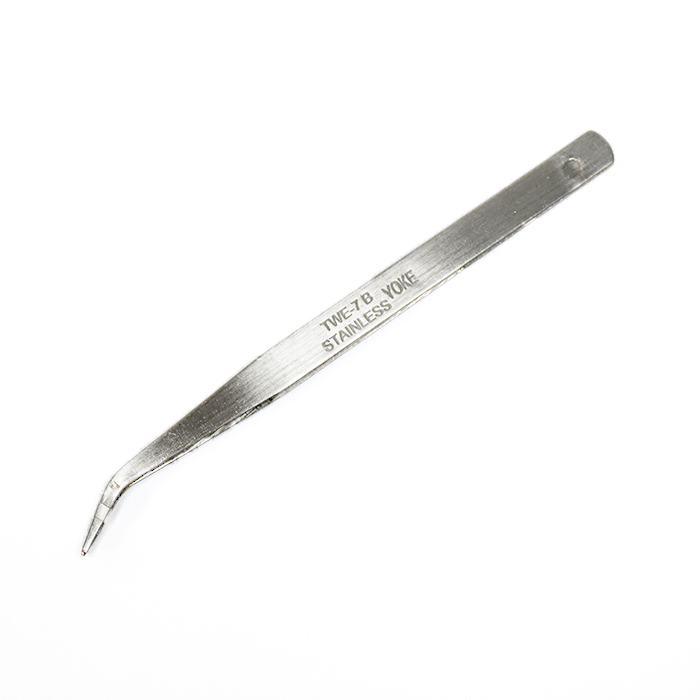 Pinzette, gebogen, 14 cm, 30117