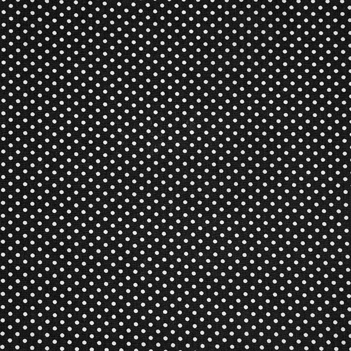 Baumwolle, Popeline, Punkte, 30178-022, Schwarz