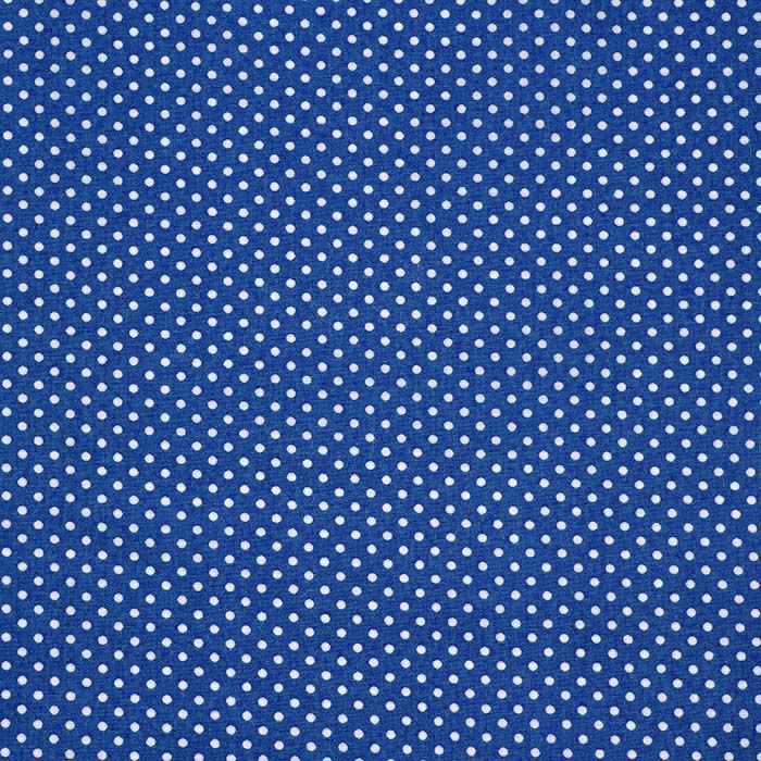 Baumwolle, Popeline, Punkte, 30178-195, blau