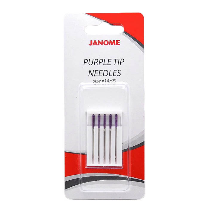 Strojne igle Janome, purple tip 90, 202122001
