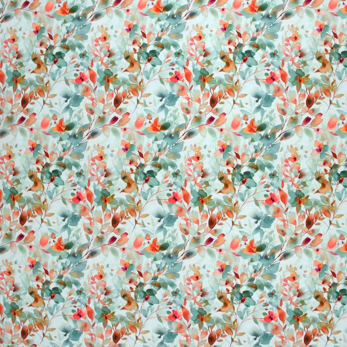 Jersey, viskoza, cvetlični, 30368-015, mint