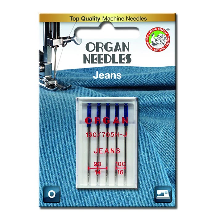Strojne igle Organ, jeans 90-100, 5524500