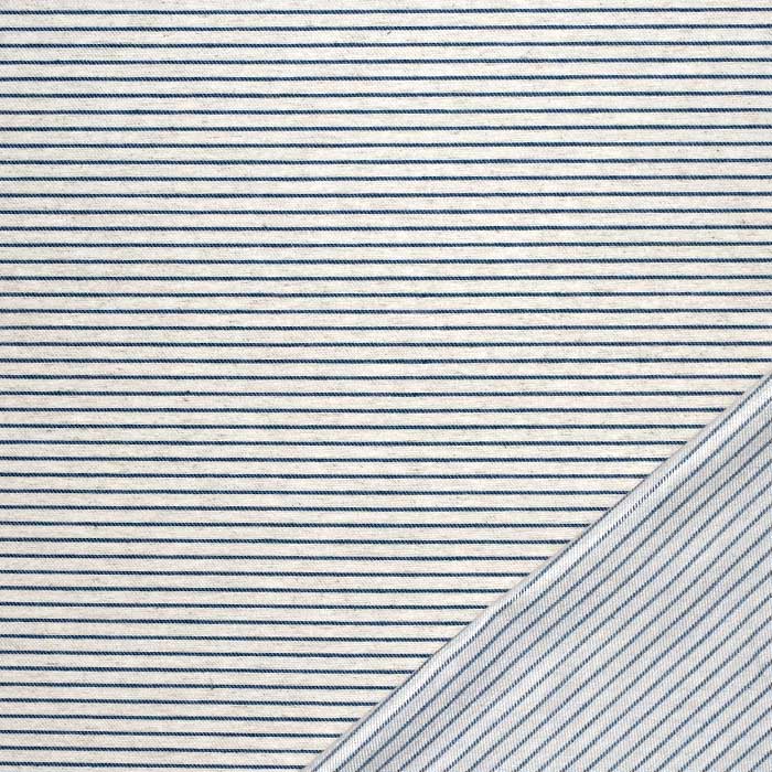 Deko, tkanina, črte, 30522-3, modra