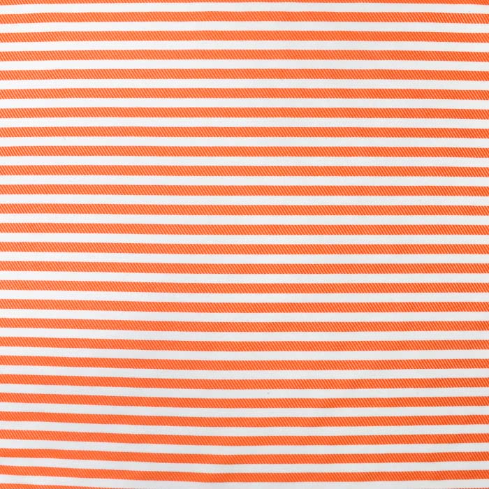 Deko, tkanina, črte, 30515-12, oranžna