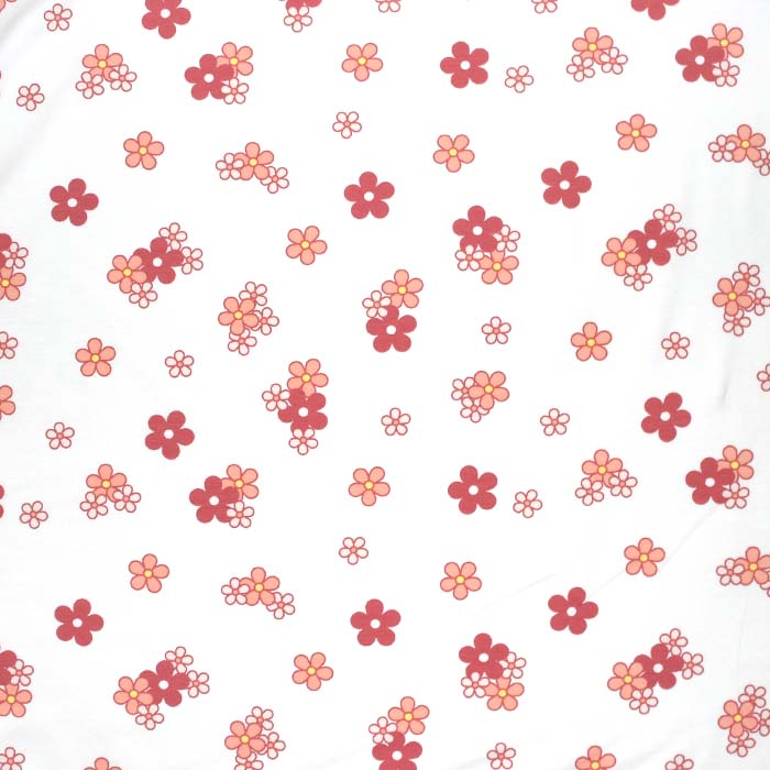 Jersey, bombaž, cvetlični, 30583-051