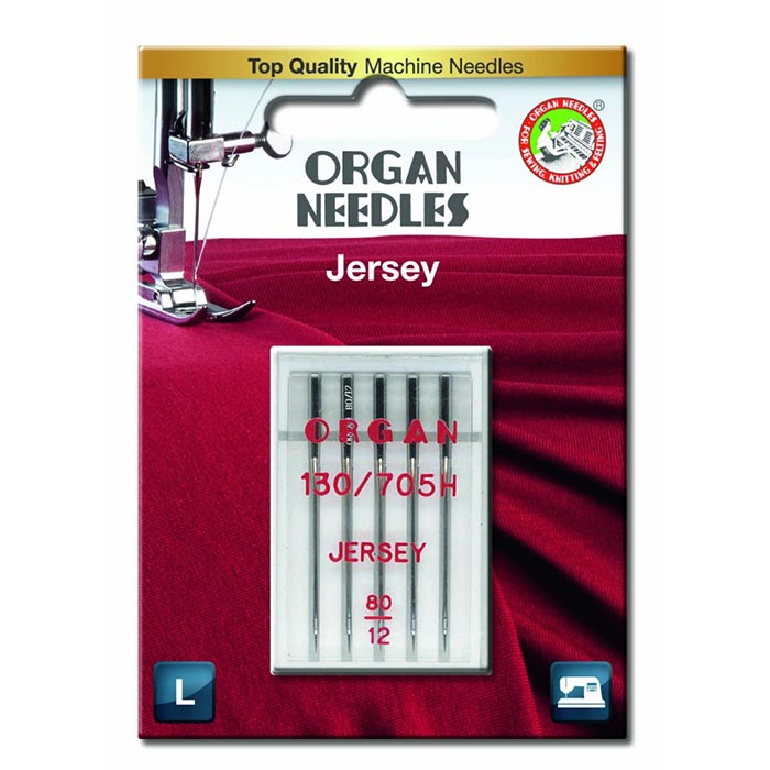 Strojne igle Organ, jersey 80, 5205080