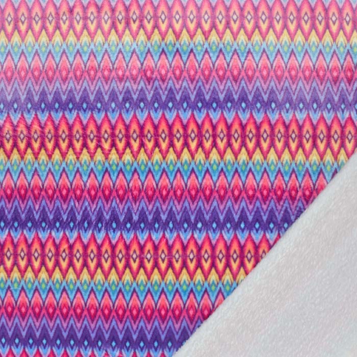 Velur coral, geometrijski, 31031-170