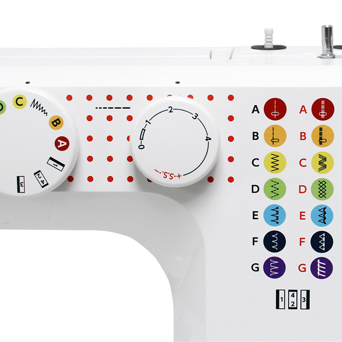 Velika izbira šivalnih programov