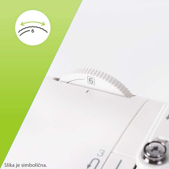 Regulacija pritiska šivalne tačke